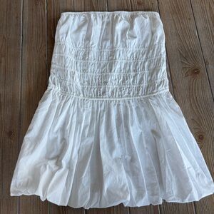 Hollister Ivory Pleated Skirt